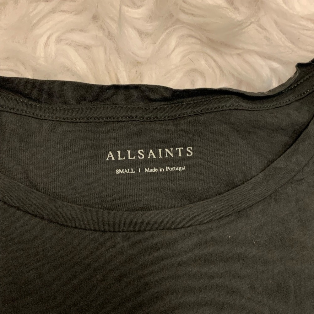 all saints small gray tshirt